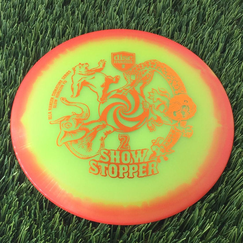 Discmania Horizon C-Line Color Glow FD with Ella Hansen Signature Series Show Stopper 2 Stamp - 176g Pale Green