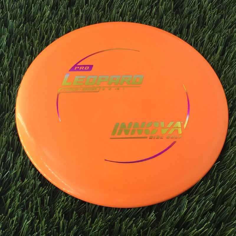 Innova Pro Leopard with Burst Logo Stock Stamp - 165g Orange