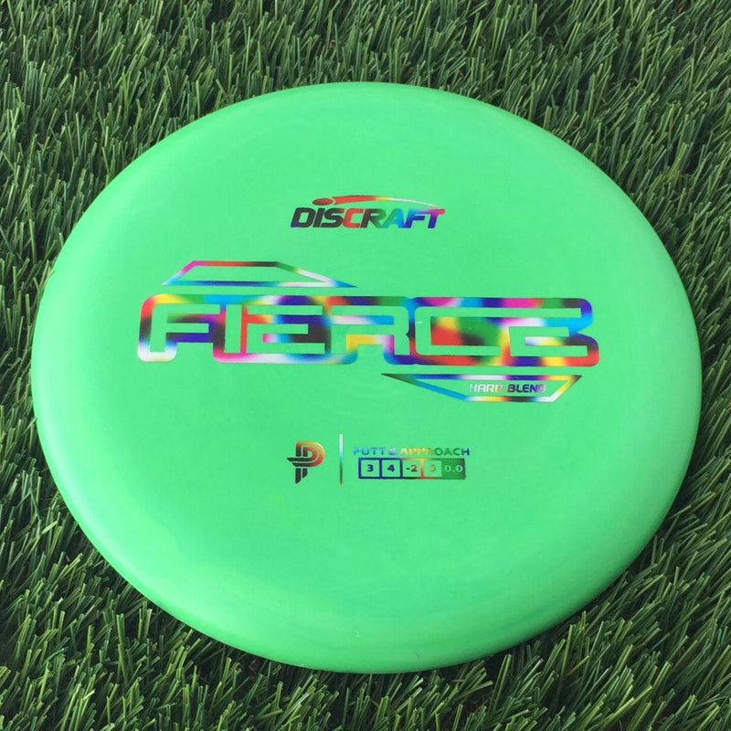 Discraft Putter Line Hard Fierce with PP Logo Stock Stamp Stamp - 168g Green