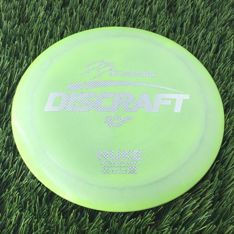 Discraft ESP Nuke with PP 29190 5X Paige Pierce World Champion Stamp - 172g Green