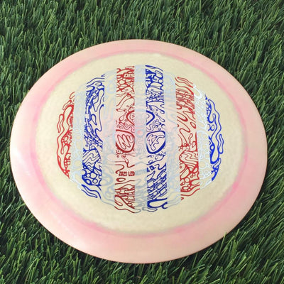 Discraft ESP Glo Nuke with 2023 Ledgestone Edition - Wave 3 Stamp - 172g Pale Pink