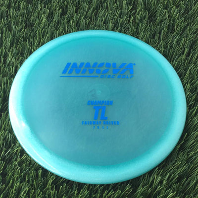 Innova Champion TL with Burst Logo Stock Stamp - 147g - Translucent Turquoise Blue