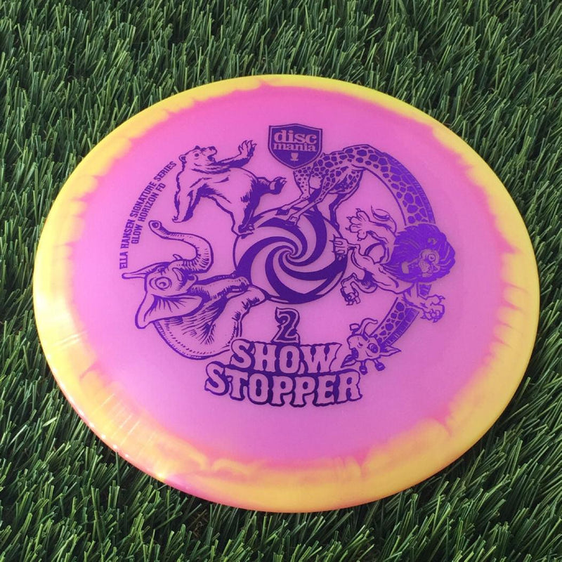 Discmania Horizon C-Line Color Glow FD with Ella Hansen Signature Series Show Stopper 2 Stamp - 175g Pink