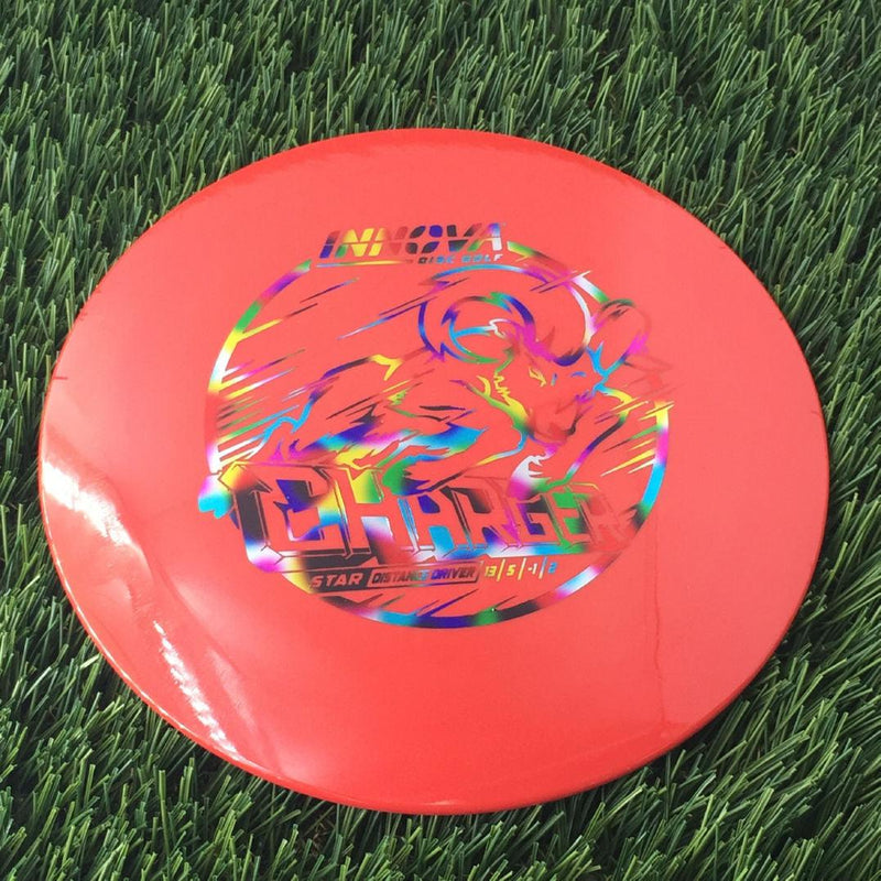 Innova Star Charger with Burst Logo Stock Stamp - 175g Red