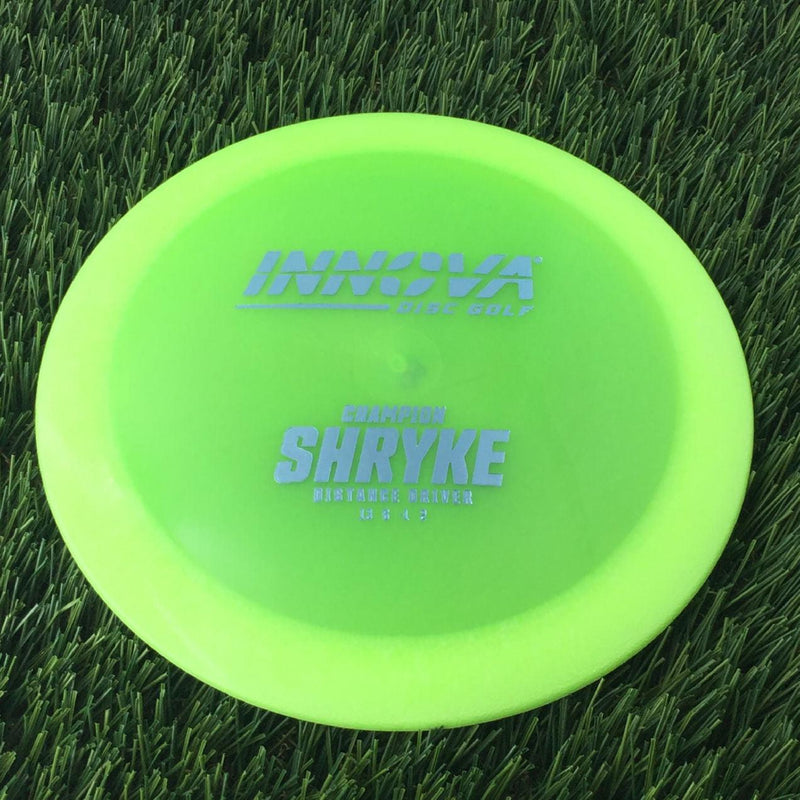 Innova Champion Champion Shryke with Burst Logo Stock Stamp - 139g - Translucent Light Green