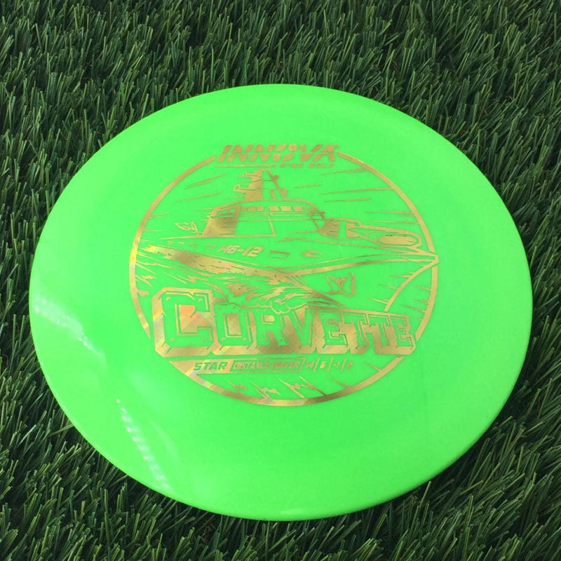 Innova Star Corvette with Burst Logo Stock Stamp - 167g Green