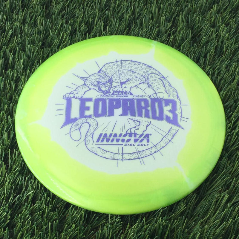 Innova Halo Star Leopard3 with Burst Logo Stock Stamp - 163g Green