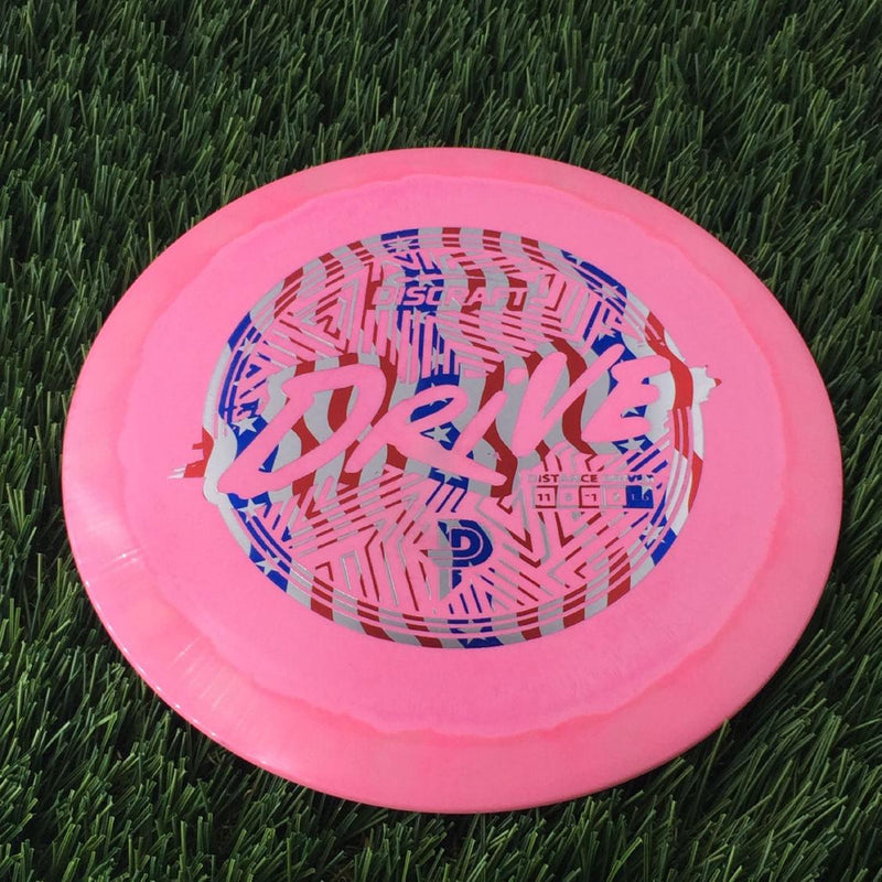 Discraft ESP Drive with Paige Pierce - PP Logo - ZigZag Pattern Stamp - 172g Pink