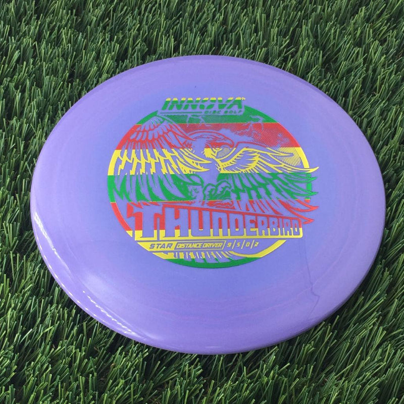 Innova Star Thunderbird with Burst Logo Stock Character Stamp - 169g Purple