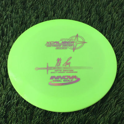 Innova Star Xcaliber with Nate Sexton 2017 USDGC Champion - Sexcaliber Stamp - 170g Light Green