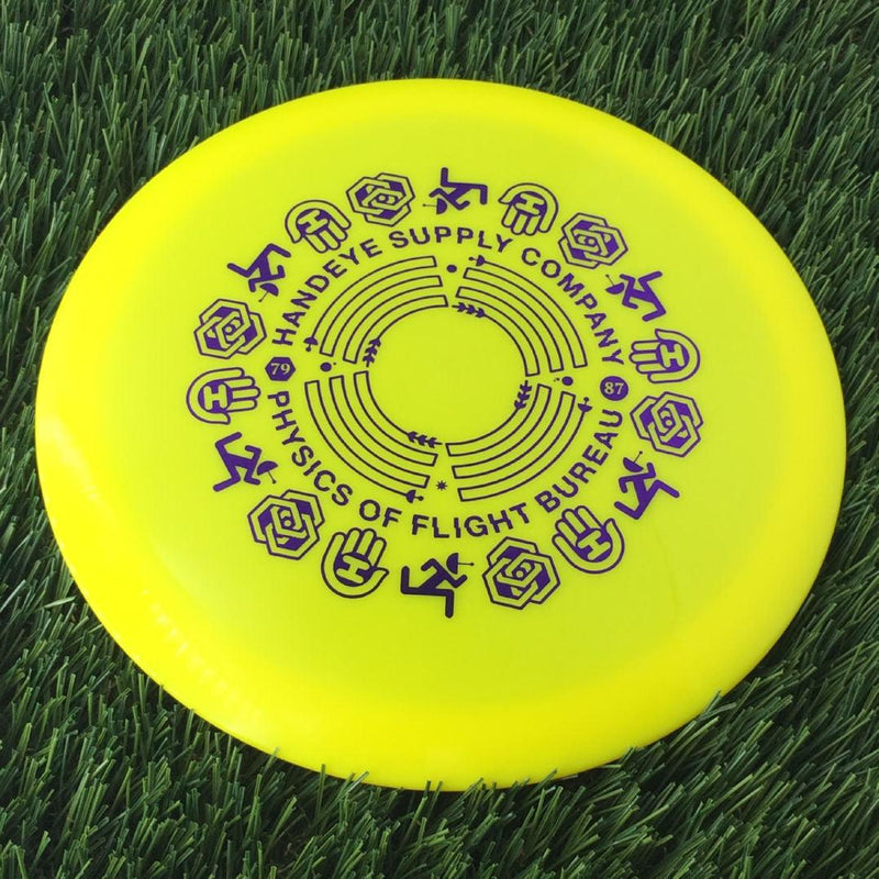 Dynamic Discs Fuzion Vandal with HSCo Handeye Supply Co Commuter Stamp - 173g Yellow