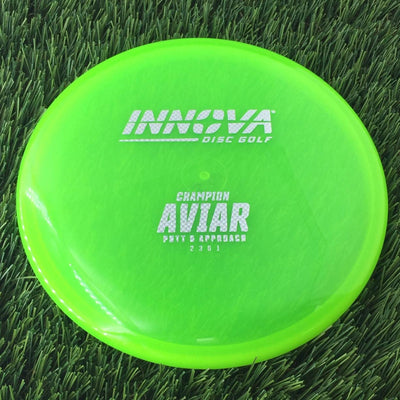 Innova Champion Aviar Putter with Burst Logo Stock Stamp - 175g - Translucent Green