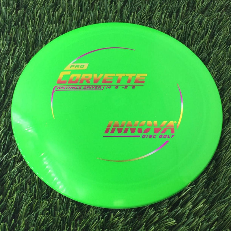 Innova Pro Corvette with Burst Logo Stock Stamp - 170g Green