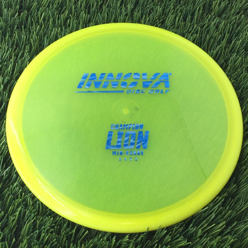 Innova Champion Lion with Burst Logo Stock Stamp - 148g - Translucent Yellow