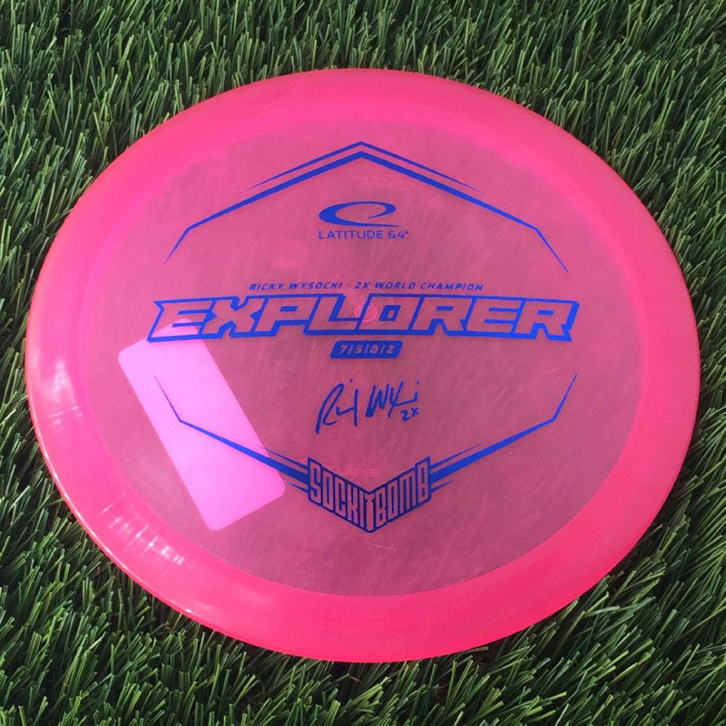 Latitude 64 Opto Explorer with Ricky Wysocki - 2X World Champion - SockiBomb Stamp - 173g - Translucent Pink