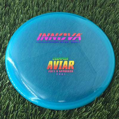 Innova Champion Aviar Putter with Burst Logo Stock Stamp - 172g - Translucent Blue