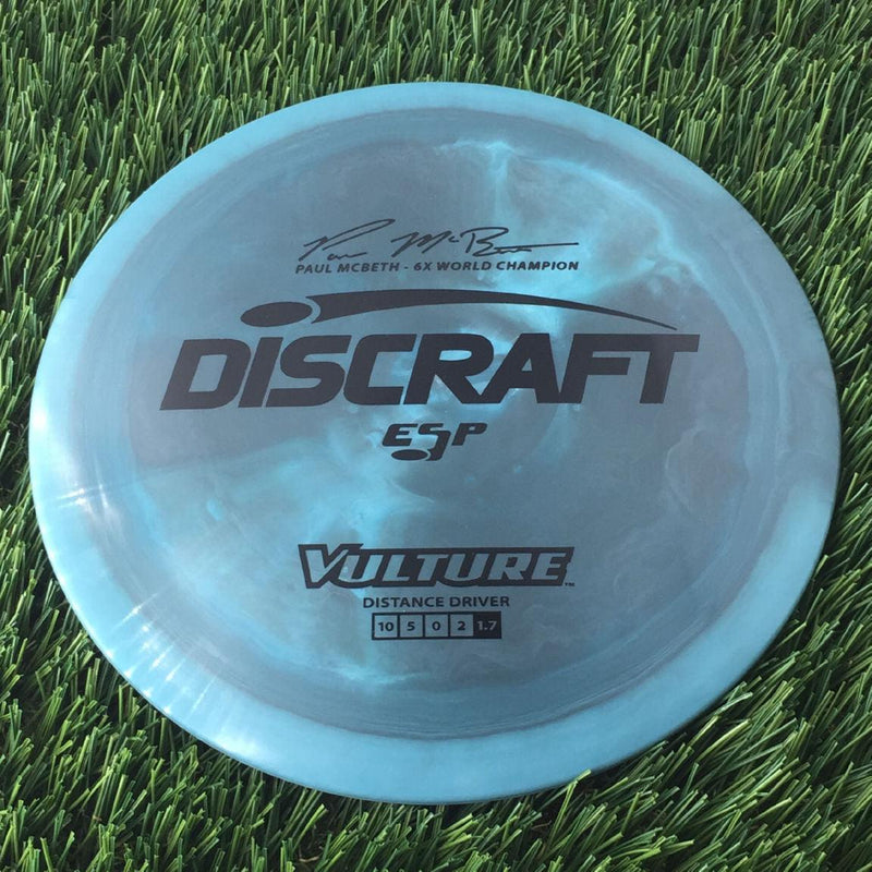 Discraft ESP Vulture with Paul McBeth - 6x World Champion Signature Stamp - 172g Dark Blue