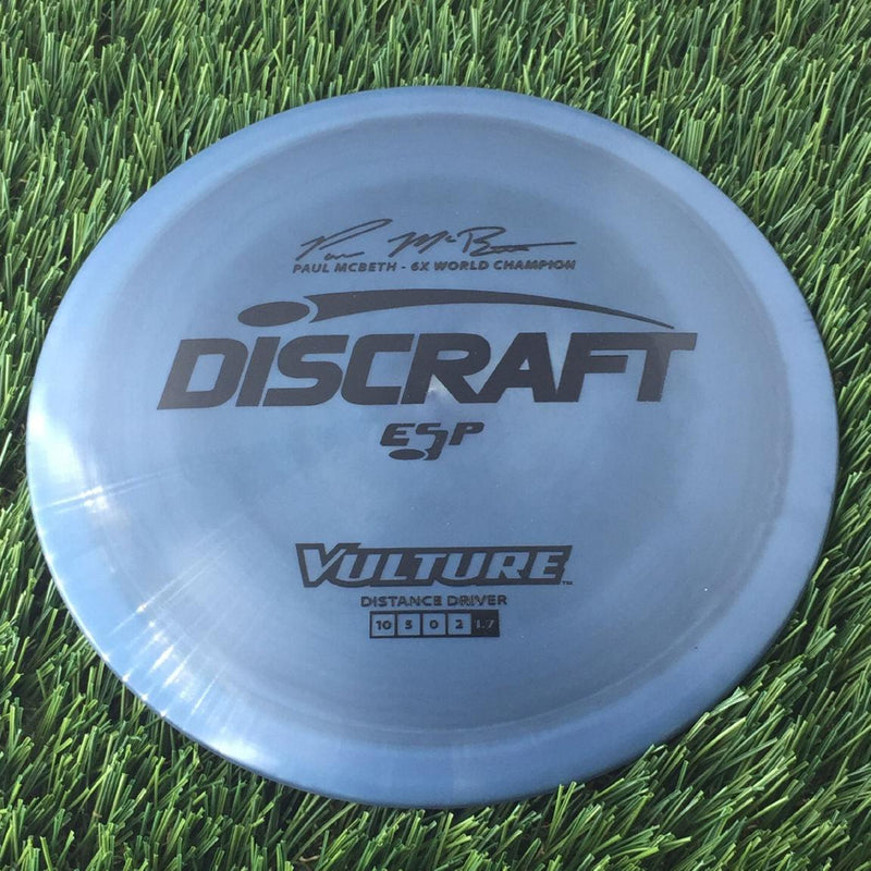 Discraft ESP Vulture with Paul McBeth - 6x World Champion Signature Stamp - 174g Dark Blue