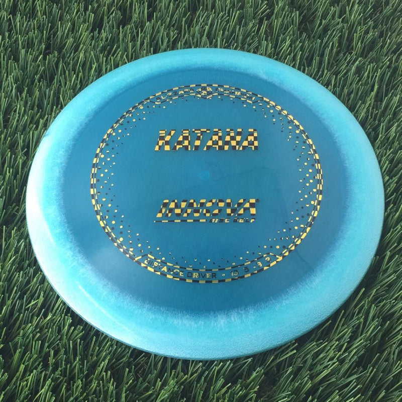 Innova Champion Blizzard Katana with Burst Logo Stock Stamp - 157g - Translucent Blue