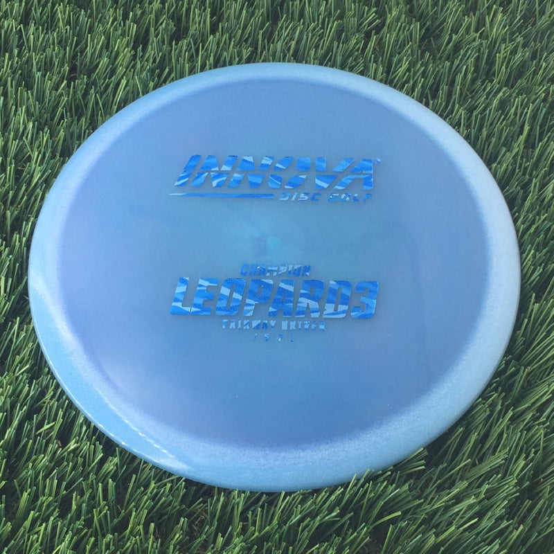 Innova Champion Leopard3 with Burst Logo Stock Stamp - 158g - Translucent Blue