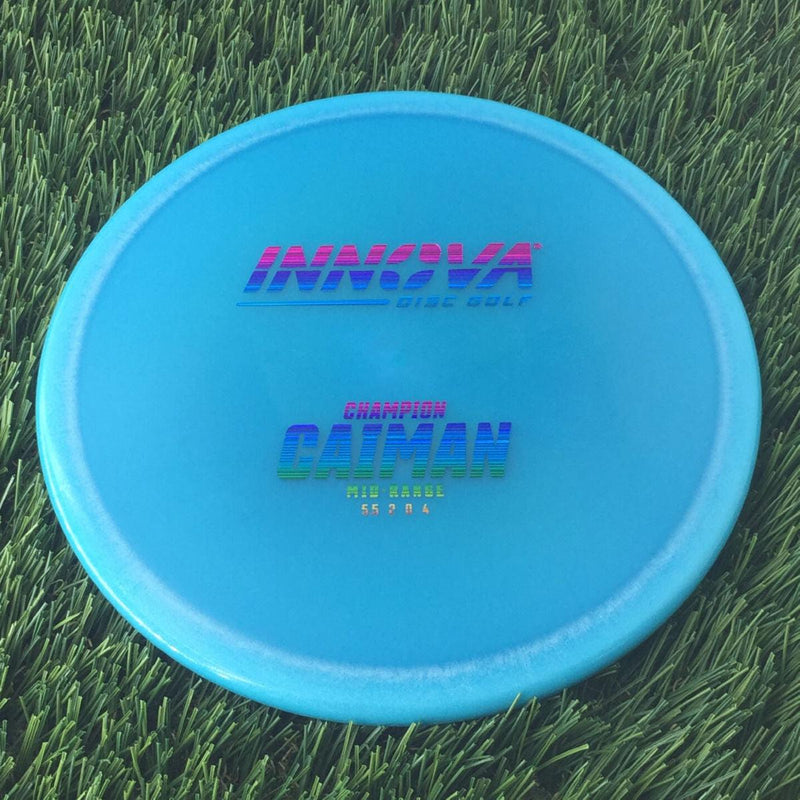 Innova Champion Caiman with Burst Logo Stock Stamp - 171g - Translucent Blue