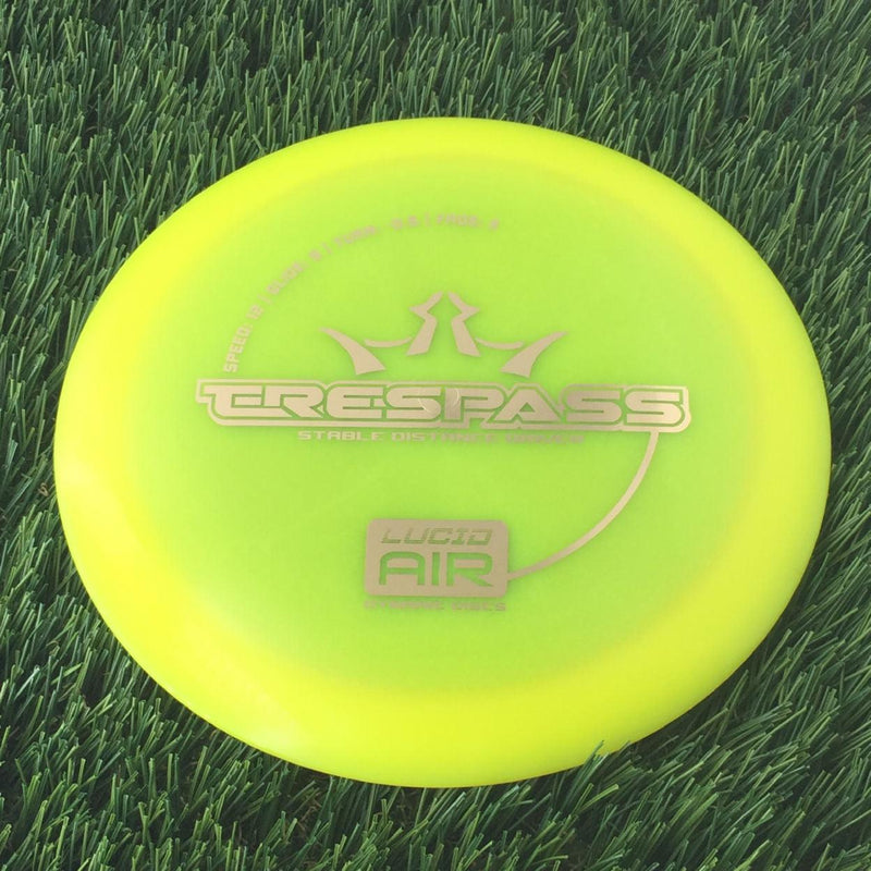 Dynamic Discs Lucid Air Trespass - 157g - Translucent Yellow