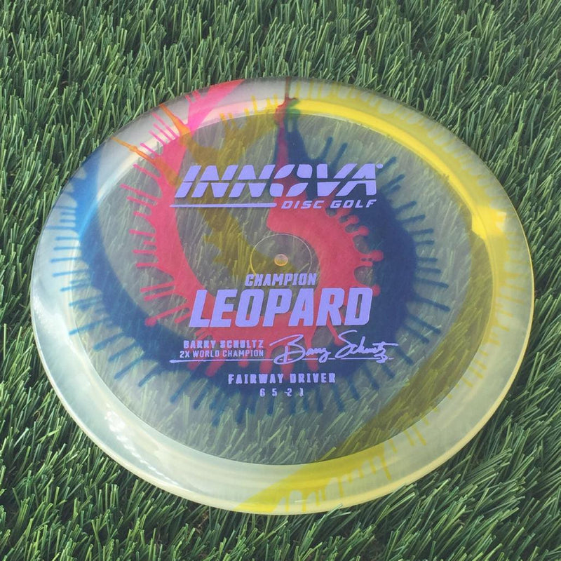 Innova Champion I-Dye Leopard with Burst Logo Barry Schultz 2X World Champion Stamp - 170g - Translucent Dyed