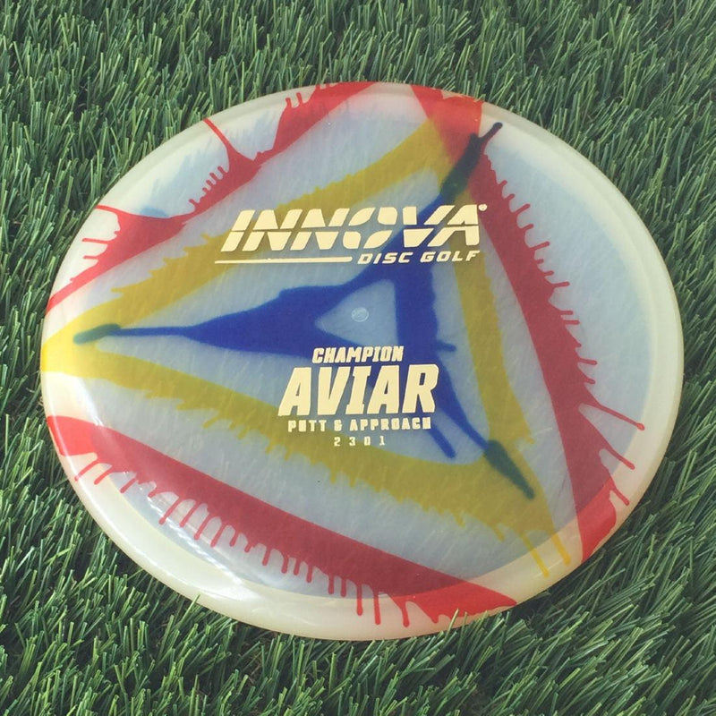 Innova Champion I-Dye Aviar Putter with Burst Logo Stock Stamp - 167g - Translucent Dyed