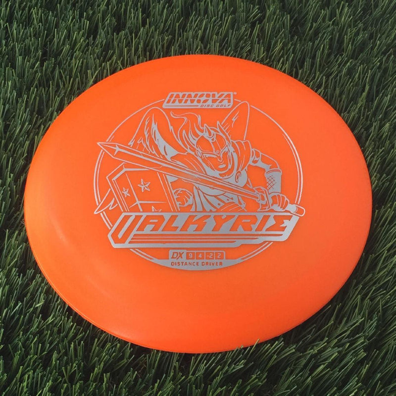 Innova DX Valkyrie with Burst Logo Stock Stamp - 111g Orange