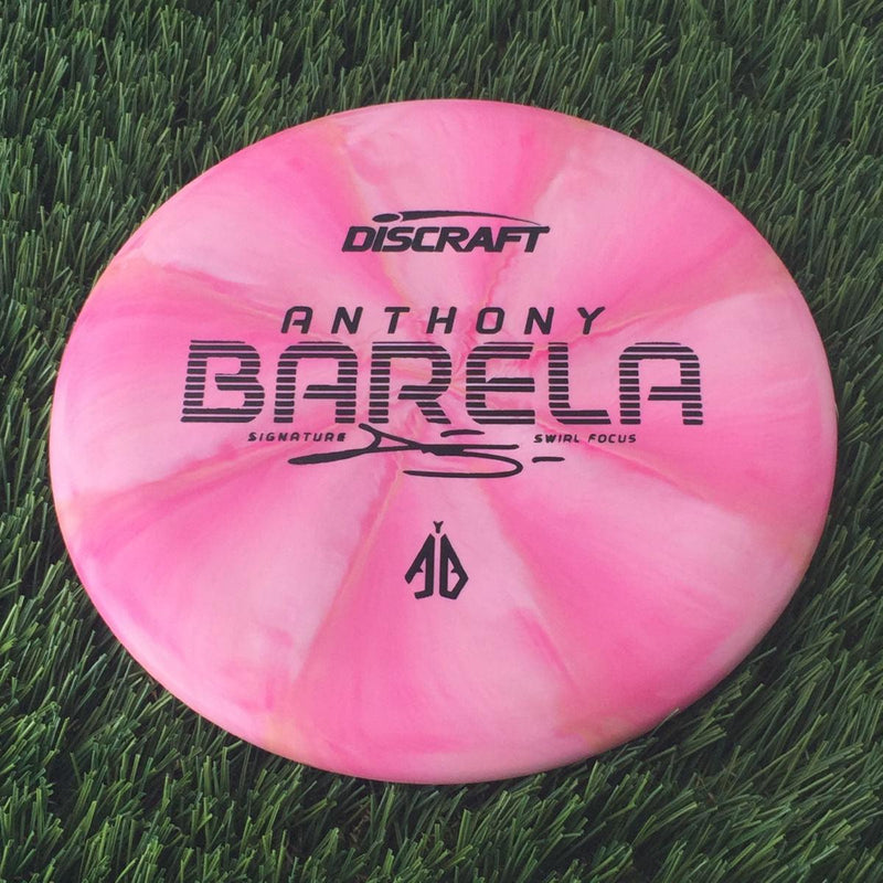 Discraft Crazy Tough CT Swirl Focus with Anthony Barela Signature - AB Stamp - 174g Pink