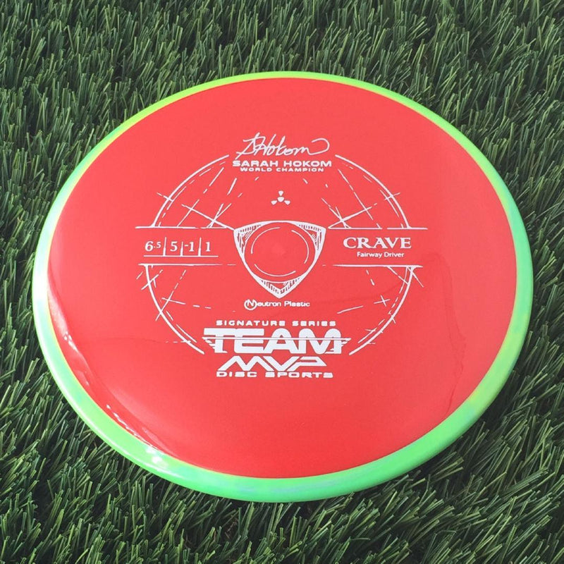 Axiom Neutron Crave with Sarah Hokom World Champion Signature Series Team MVP Stamp - 162g Red