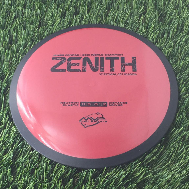 MVP Neutron Zenith with James Conrad | 2021 World Champion Stamp - 168g Dark Red