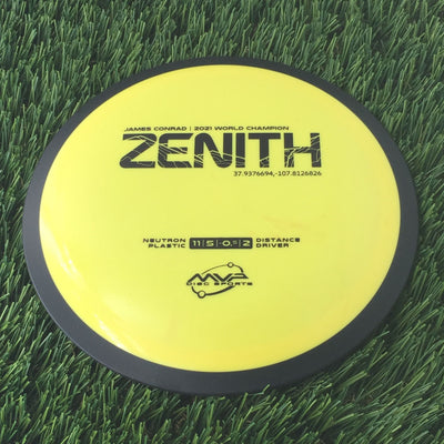 MVP Neutron Zenith with James Conrad | 2021 World Champion Stamp - 166g Yellow