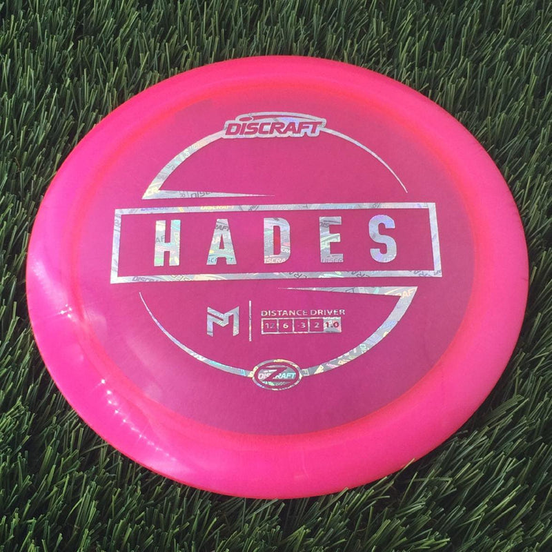 Discraft Elite Z Hades with PM Logo Stock Stamp Stamp - 174g - Translucent Pink