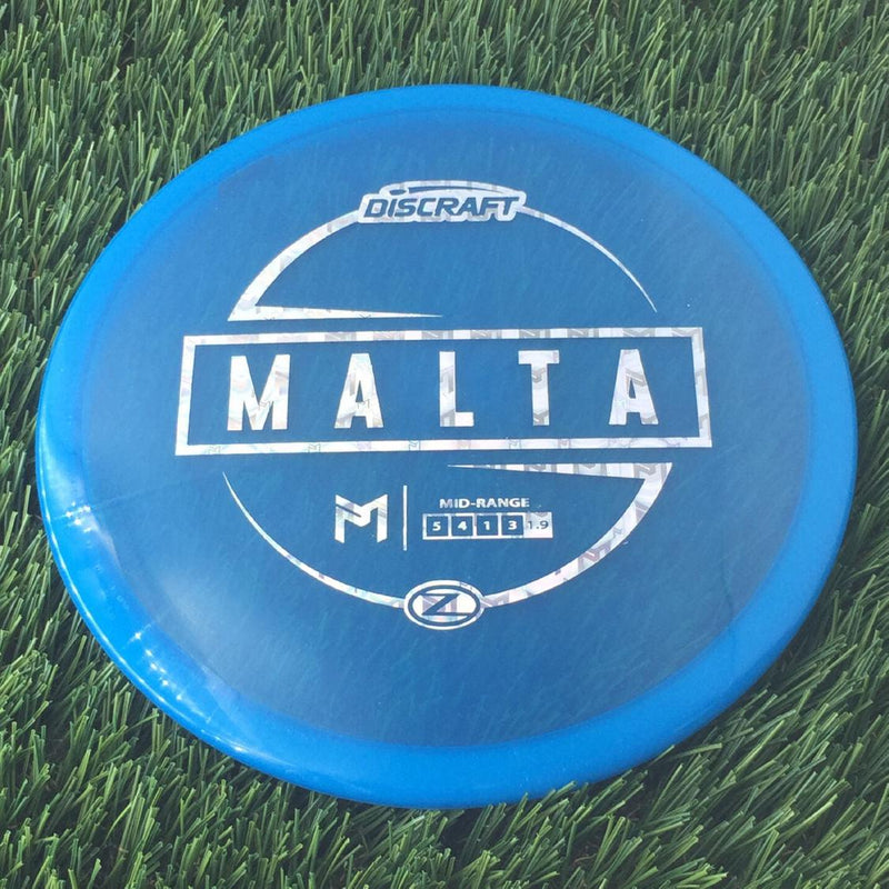 Discraft Elite Z Malta with PM Logo Stock Stamp Stamp - 176g - Translucent Blue