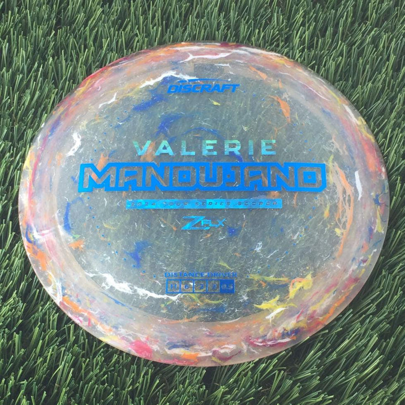 Discraft Jawbreaker Z FLX Scorch with Valerie Mandujano 2024 Tour Series Stamp - 172g - Translucent Off Orange