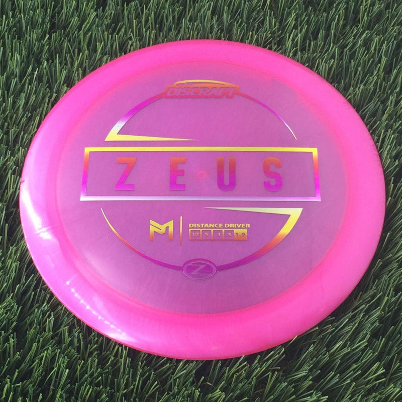 Discraft Elite Z Zeus with PM Logo Stock Stamp Stamp - 169g - Translucent Pink