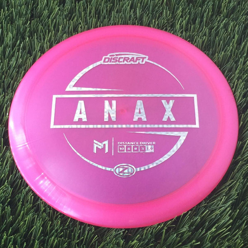 Discraft Elite Z Anax with PM Logo Stock Stamp Stamp - 174g - Translucent Pink