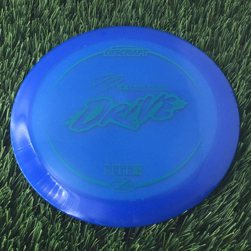 Discraft Elite Z Lite Drive with PP 29190 5X Paige Pierce World Champion Stamp - 162g - Translucent Blue