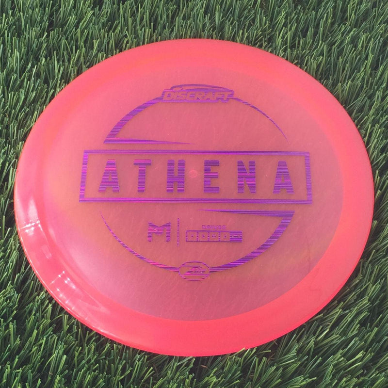 Discraft Elite Z Lite Athena with PM Logo Stock Stamp Stamp - 166g - Translucent Pink