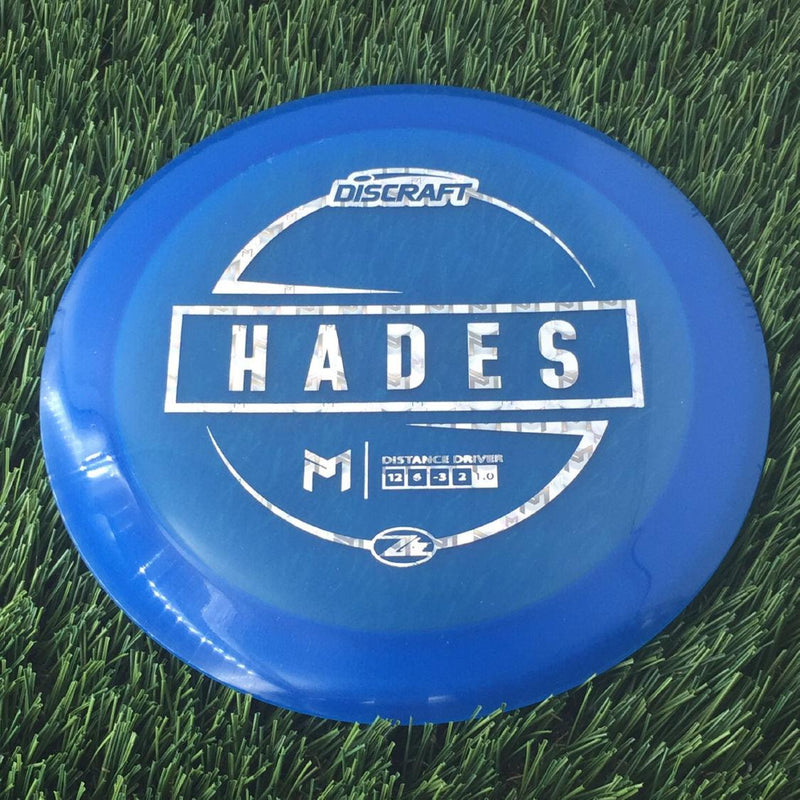 Discraft Elite Z Lite Hades with PM Logo Stock Stamp Stamp - 160g - Translucent Blue