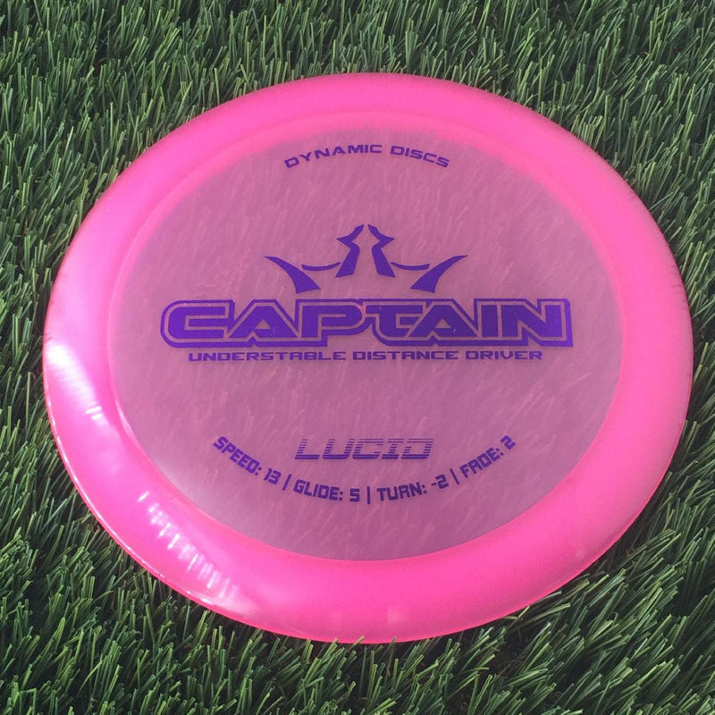 Dynamic Discs Lucid Captain - 173g - Translucent Pink