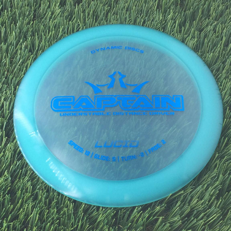 Dynamic Discs Lucid Captain - 174g - Translucent Blue