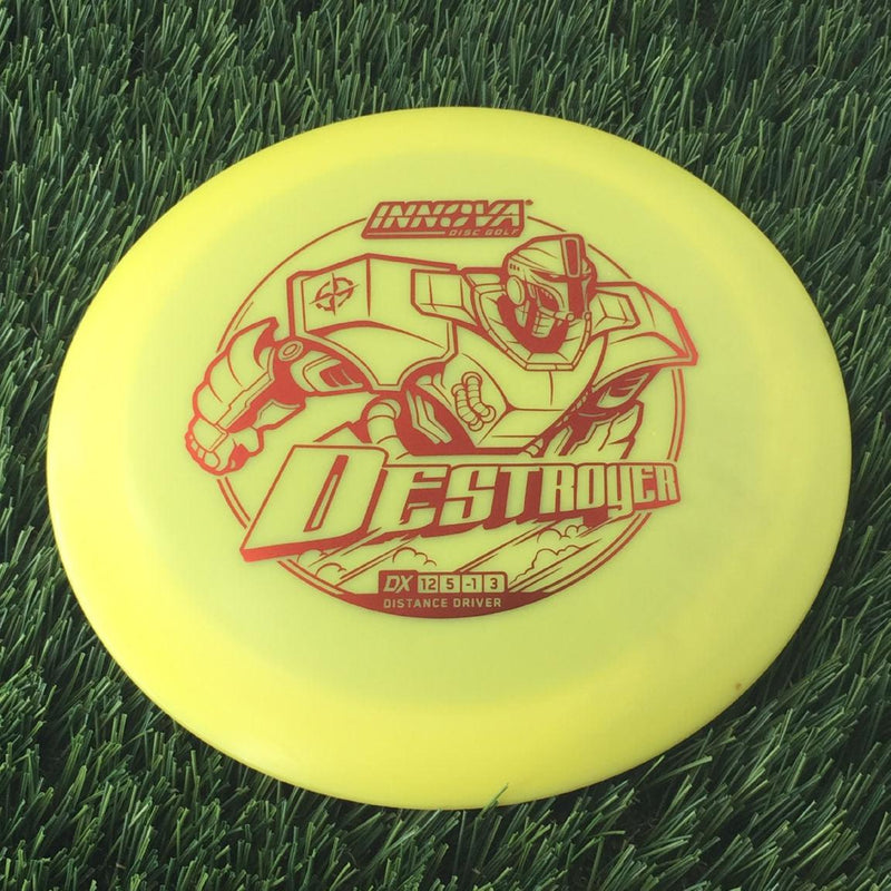 Innova DX Destroyer with Burst Logo Stock Stamp - 133g Yellow