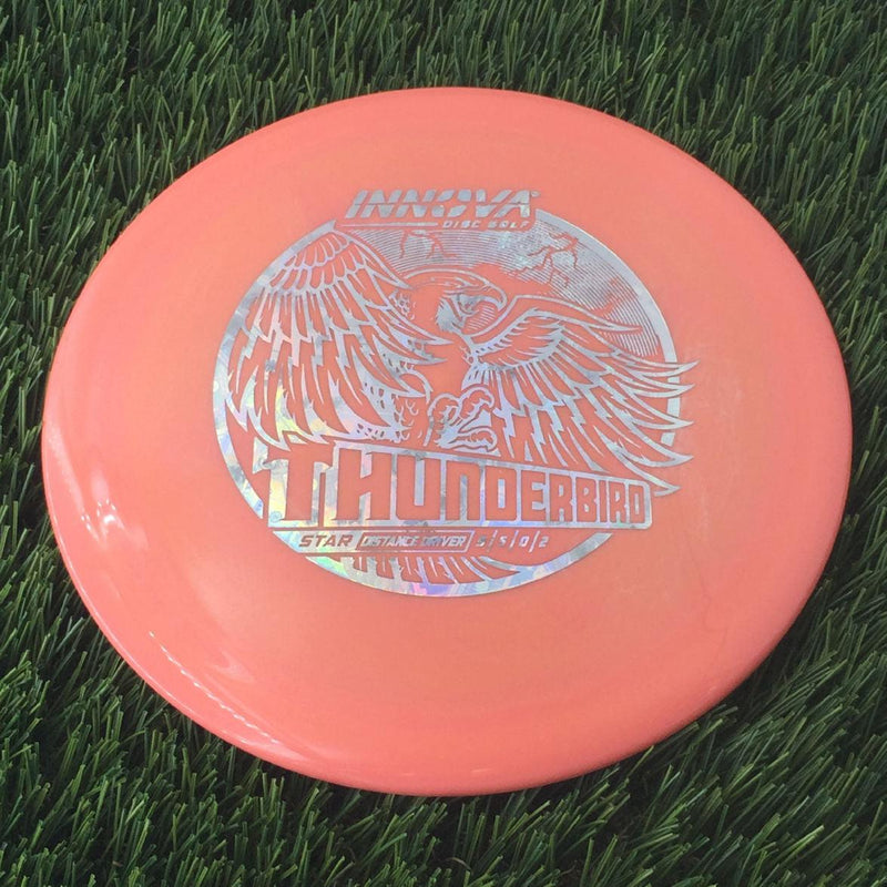 Innova Star Thunderbird with Burst Logo Stock Character Stamp - 175g Orangish Pink