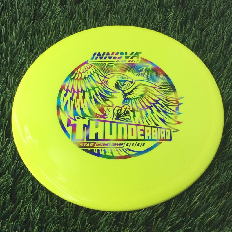 Innova Star Thunderbird with Burst Logo Stock Character Stamp - 175g Yellow