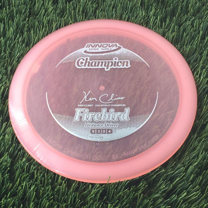 Innova Champion Firebird with Ken Climo - 12x World Champion New Stamp Stamp - 167g - Translucent Light Pink