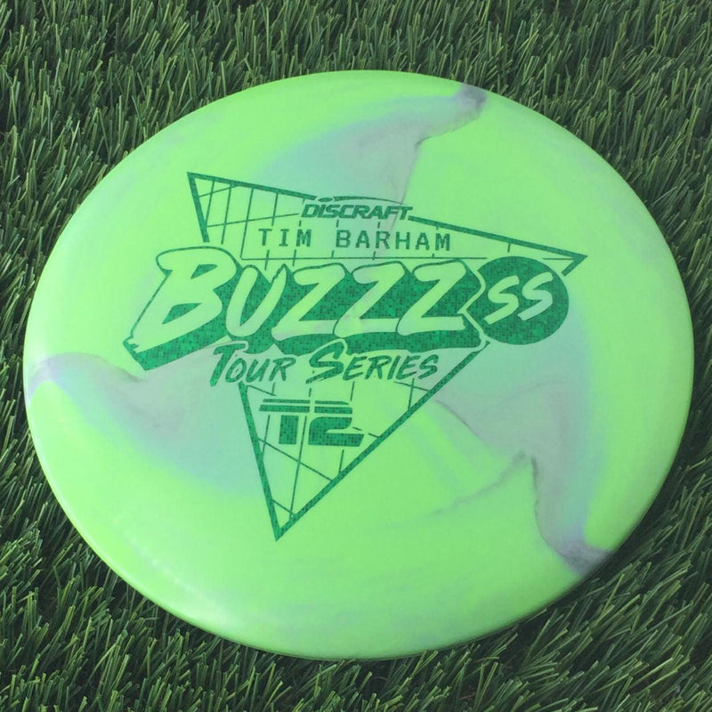 Discraft ESP Swirl BuzzzSS with Tim Barham Tour Series 2022 Stamp - 180g Green