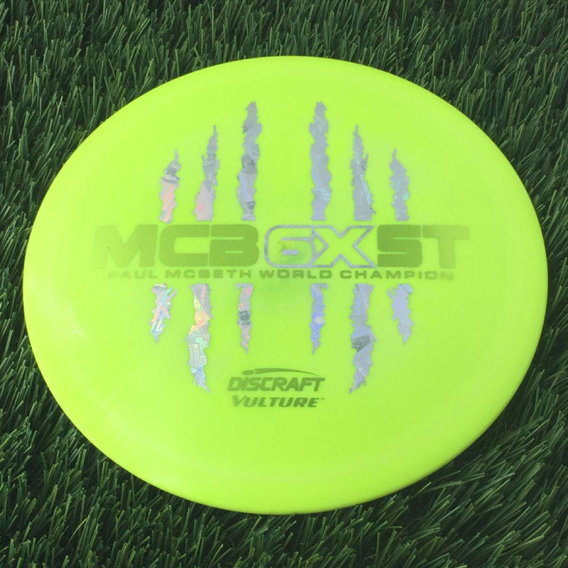 Discraft ESP Swirl Vulture with McBeast 6X Claw PM World Champ Stamp - 174g Yellow