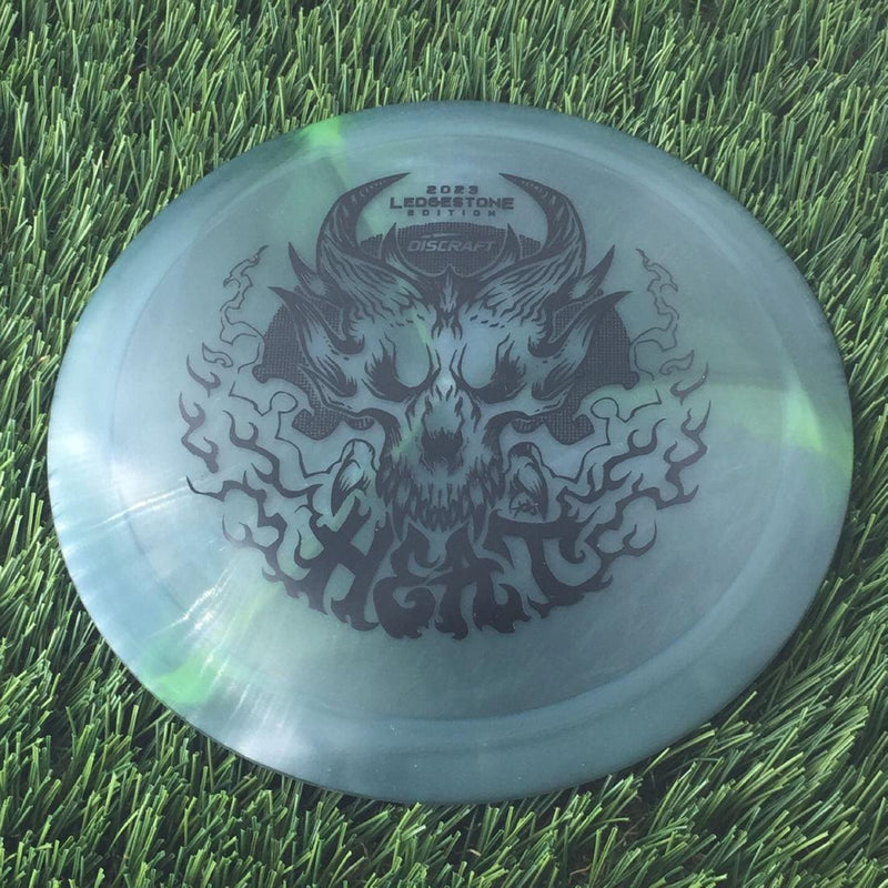 Discraft Elite Z Swirl Heat with 2023 Ledgestone Edition - Wave 1 Stamp - 174g - Translucent Grey